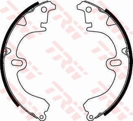 TRW GS8224 - Brake Shoe Set www.autospares.lv