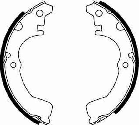 TRW GS8220 - Brake Shoe Set www.autospares.lv