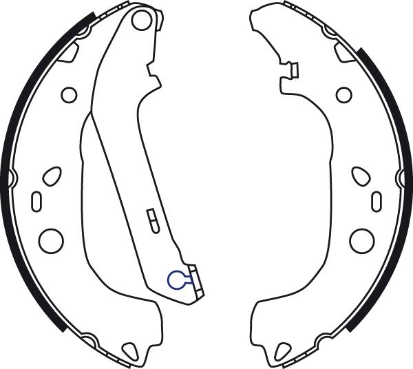 TRW GS8736 - Brake Shoe Set www.autospares.lv