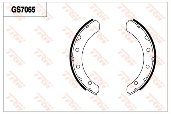 TRW GS7065 - Bremžu loku kompl., Stāvbremze www.autospares.lv