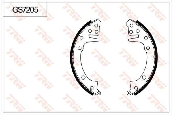 TRW GS7205 - Bremžu loku kompl., Stāvbremze www.autospares.lv