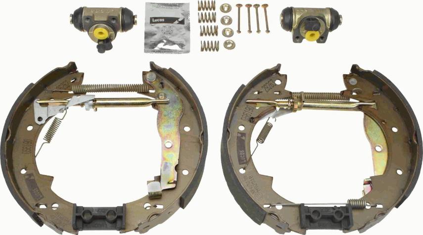 TRW GSK1043 - Bremžu loku komplekts www.autospares.lv