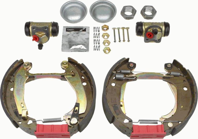 TRW GSK1016 - Brake Shoe Set www.autospares.lv