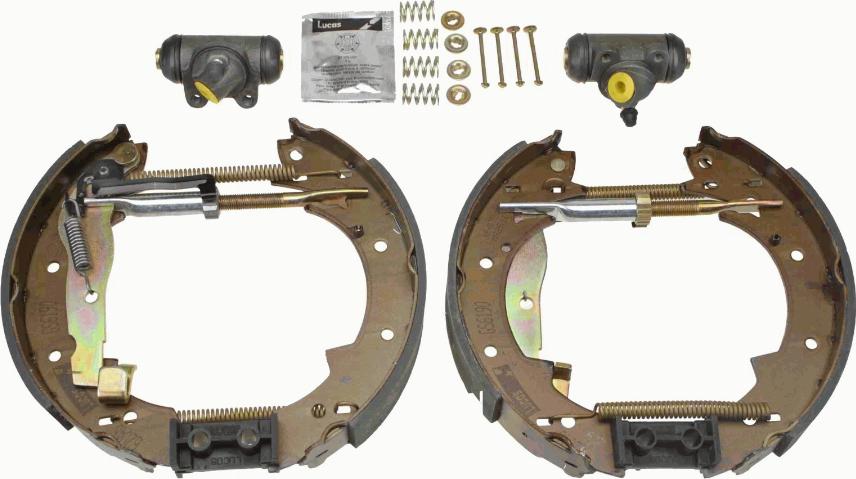 TRW GSK1033 - Brake Shoe Set www.autospares.lv