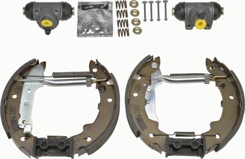 TRW GSK1032 - Brake Shoe Set www.autospares.lv