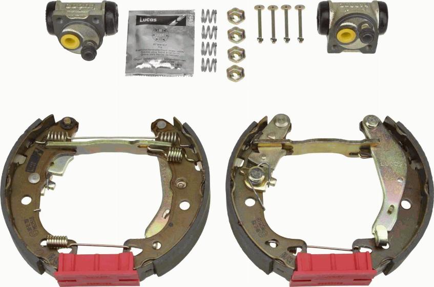 TRW GSK1139 - Bremžu loku komplekts www.autospares.lv