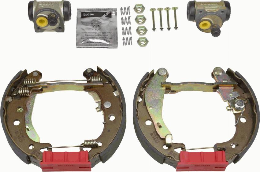 TRW GSK1248 - Bremžu loku komplekts www.autospares.lv