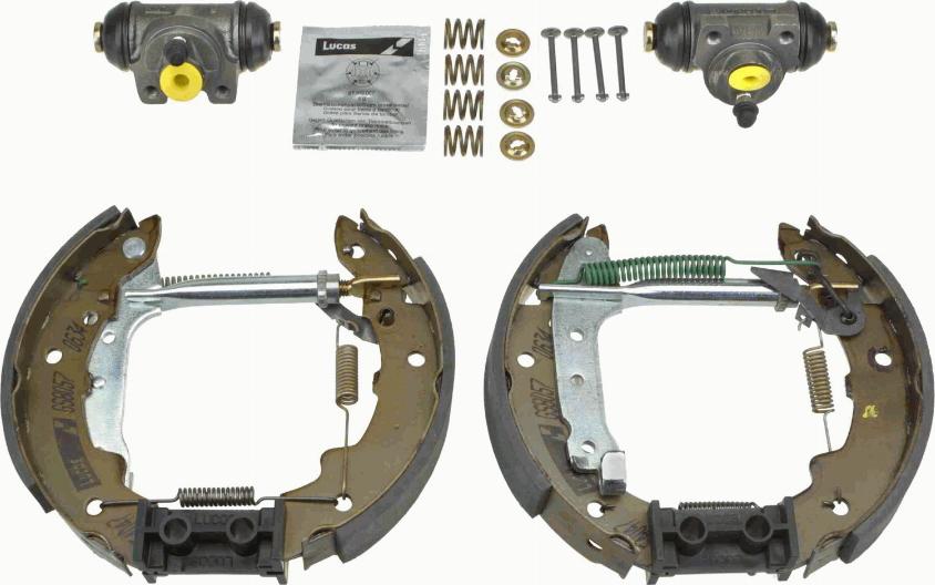 TRW GSK1235 - Brake Shoe Set www.autospares.lv