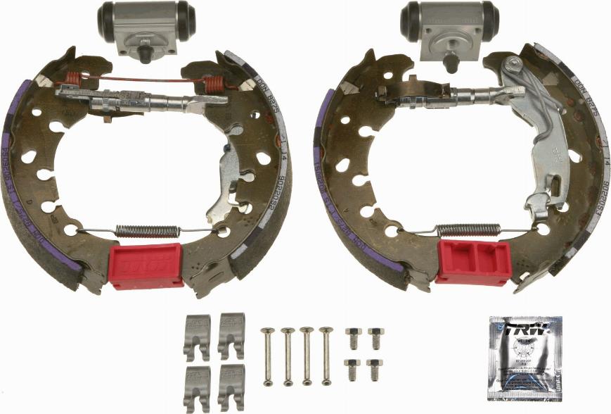 TRW GSK1754 - Bremžu loku komplekts autospares.lv