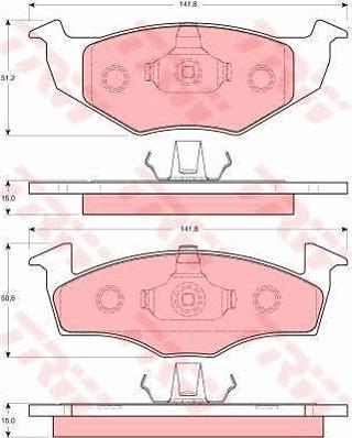 TRW GTD1020 - Bremžu komplekts, Disku bremzes www.autospares.lv