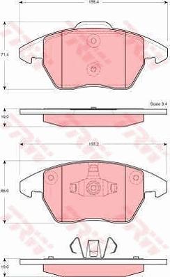 TRW GTD1147 - Bremžu komplekts, Disku bremzes www.autospares.lv