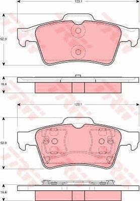 TRW GTD1166 - Bremžu komplekts, Disku bremzes www.autospares.lv