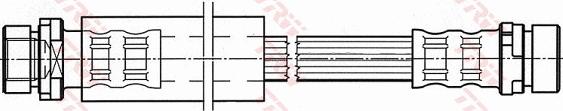 TRW PHA498 - Bremžu šļūtene www.autospares.lv