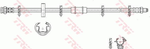 TRW PHB183 - Bremžu šļūtene www.autospares.lv