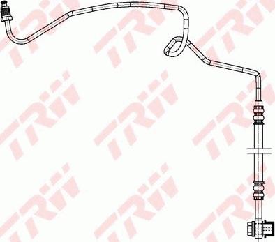 TRW PHD941 - Bremžu šļūtene www.autospares.lv