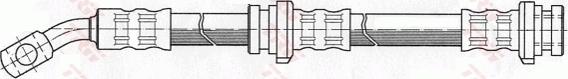 TRW PHD544 - Bremžu šļūtene www.autospares.lv