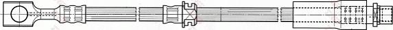 TRW PHD538 - Bremžu šļūtene www.autospares.lv