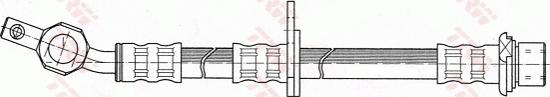 TRW PHD374 - Bremžu šļūtene www.autospares.lv