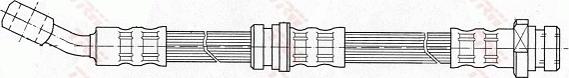 TRW PHD705 - Bremžu šļūtene www.autospares.lv