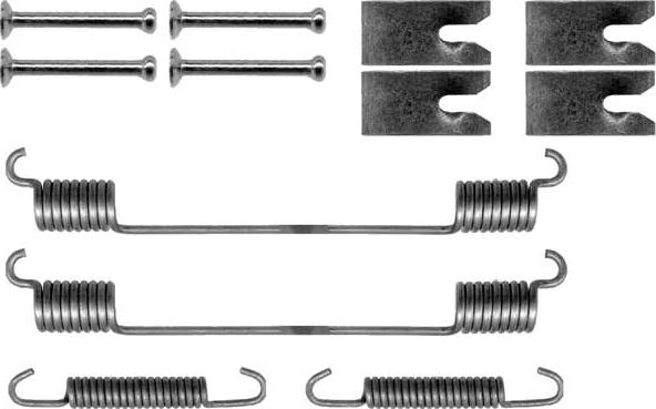 TRW SFK351 - Accessory Kit, brake shoes www.autospares.lv