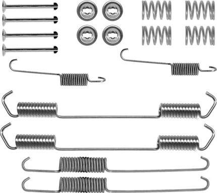 TRW SFK254 - Piederumu komplekts, Bremžu loki www.autospares.lv