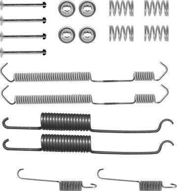 TRW SFK256 - Piederumu komplekts, Bremžu loki www.autospares.lv