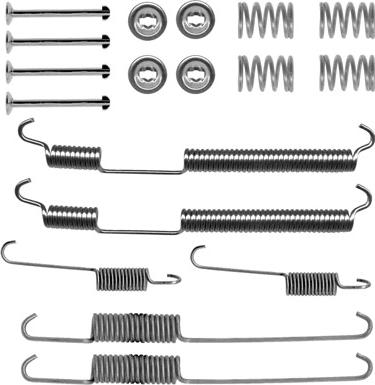 TRW SFK262 - Piederumu komplekts, Bremžu loki www.autospares.lv