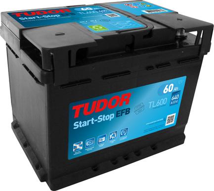 Tudor TL600 - Starter Battery www.autospares.lv