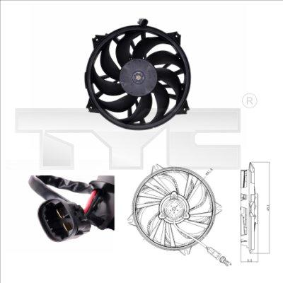 TYC 805-0006 - Ventilators, Motora dzesēšanas sistēma www.autospares.lv