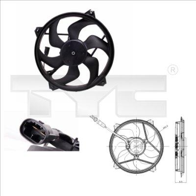 TYC 805-0007 - Ventilators, Motora dzesēšanas sistēma www.autospares.lv