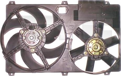 TYC 805-1010 - Fan, radiator www.autospares.lv