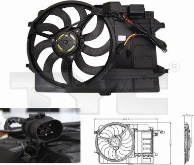 TYC 803-0002 - Ventilators, Motora dzesēšanas sistēma www.autospares.lv