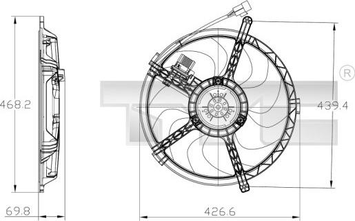 TYC 803-0010 - Ventilators, Motora dzesēšanas sistēma www.autospares.lv