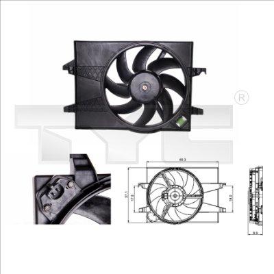 TYC 810-0025 - Ventilators, Motora dzesēšanas sistēma www.autospares.lv