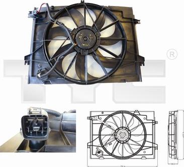 TYC 817-0001 - Ventilators, Motora dzesēšanas sistēma www.autospares.lv