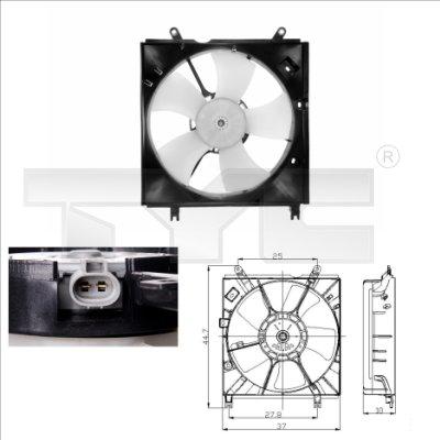 TYC 836-0008 - Ventilators, Motora dzesēšanas sistēma www.autospares.lv