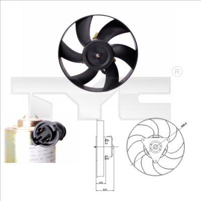 TYC 831-0005 - Ventilators, Motora dzesēšanas sistēma www.autospares.lv