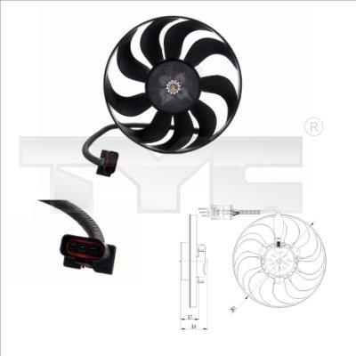 TYC 837-0001 - Ventilators, Motora dzesēšanas sistēma www.autospares.lv