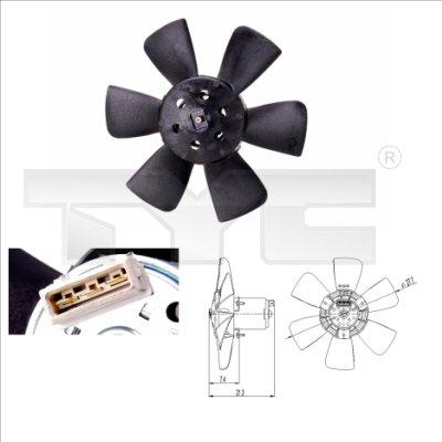 TYC 837-0008 - Ventilators, Motora dzesēšanas sistēma www.autospares.lv