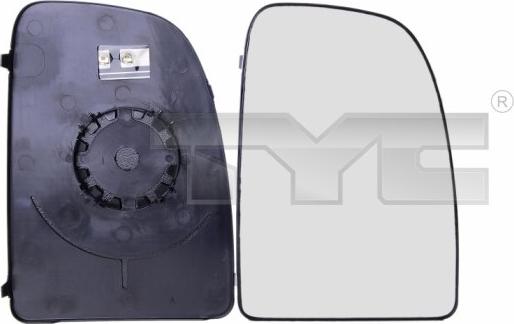 TYC 309-0076-1 - Spoguļstikls, Ārējais atpakaļskata spogulis www.autospares.lv