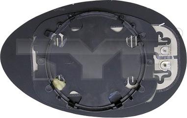 TYC 301-0022-1 - Spoguļstikls, Ārējais atpakaļskata spogulis www.autospares.lv