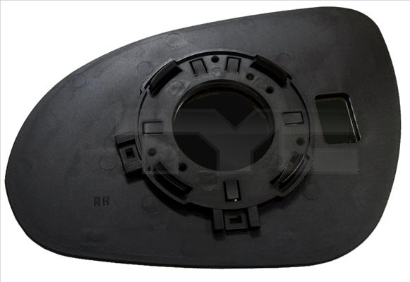 TYC 313-0074-1 - Spoguļstikls, Ārējais atpakaļskata spogulis www.autospares.lv