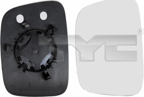 TYC 337-0145-1 - Spoguļstikls, Ārējais atpakaļskata spogulis www.autospares.lv