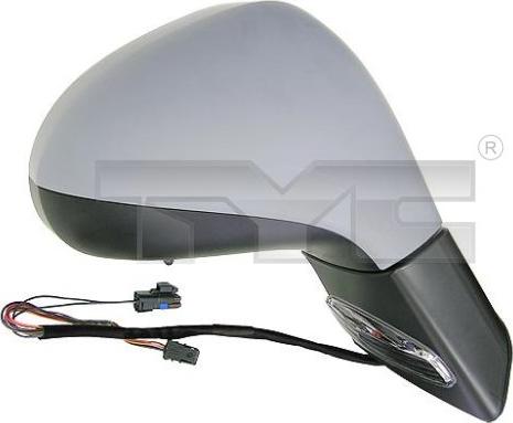 TYC 326-0095 - Ārējais atpakaļskata spogulis www.autospares.lv