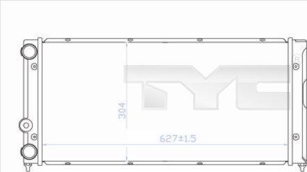 TYC 737-0035 - Radiators, Motora dzesēšanas sistēma autospares.lv