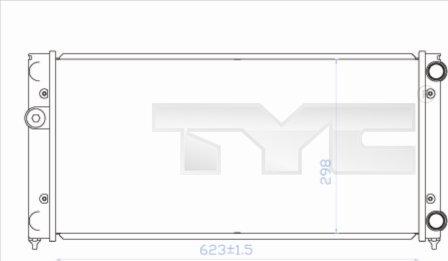 TYC 737-0028 - Radiators, Motora dzesēšanas sistēma autospares.lv