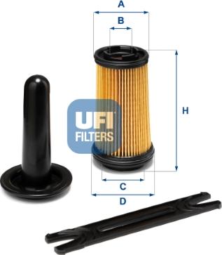 UFI 44.005.00 - Karbamīda filtrs www.autospares.lv