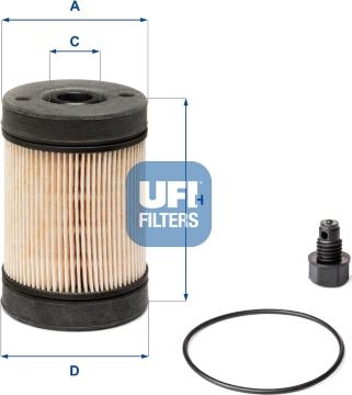 UFI 44.002.00 - Urea Filter www.autospares.lv