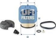 UFI 44.011.00 - Karbamīda filtrs www.autospares.lv