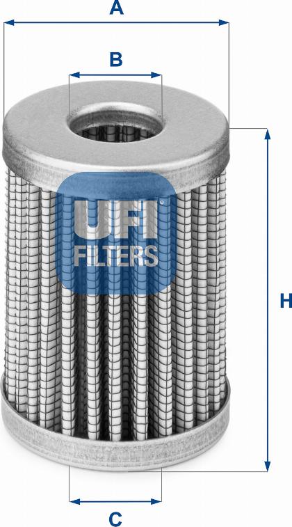 UFI 46.005.00 - Degvielas filtrs www.autospares.lv